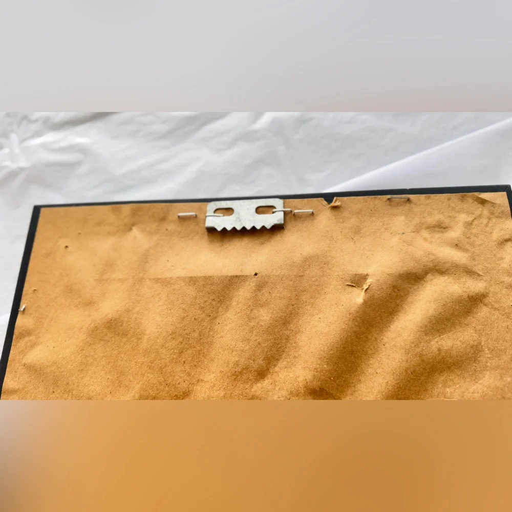 Vintage Minimalist Champagne Gold Silver Rectangular Wooden Wall Mirror